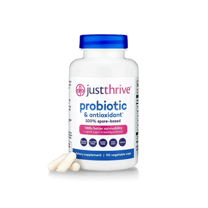 Just Thrive Probiotic & Antioxidant 100% Spore-Based Digestive Support